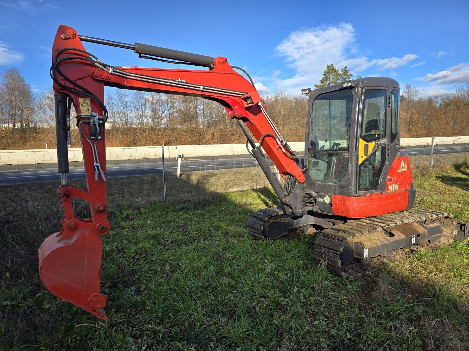 Minibagger typu Kubota KX 155-3, Gebrauchtmaschine v Gabersdorf (Obrázek 1)