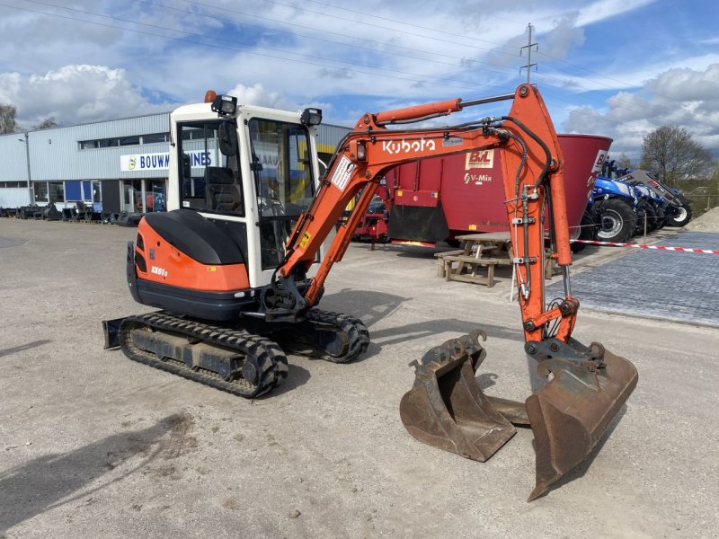 Minibagger типа Kubota KX 61-3 minigraver graafmachine, Gebrauchtmaschine в Heerenveen (Фотография 1)