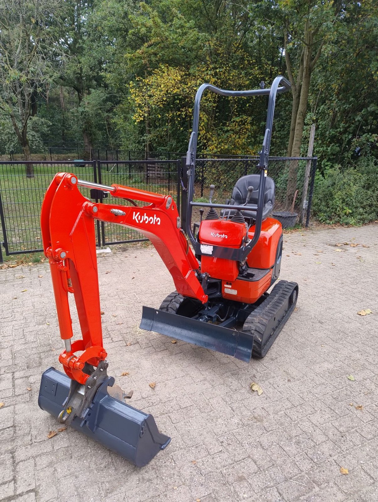 Minibagger Türe ait Kubota Kx u10-3, Gebrauchtmaschine içinde Veldhoven (resim 9)