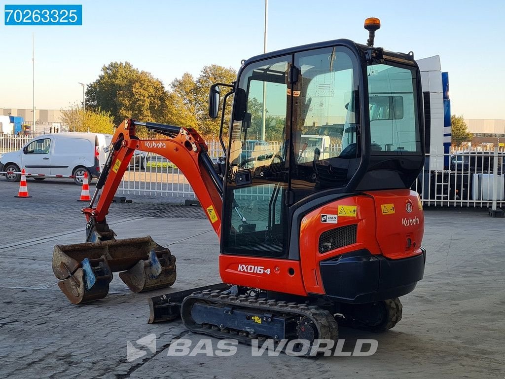 Minibagger du type Kubota KX016-4 3X BUCKETS, Gebrauchtmaschine en Veghel (Photo 10)