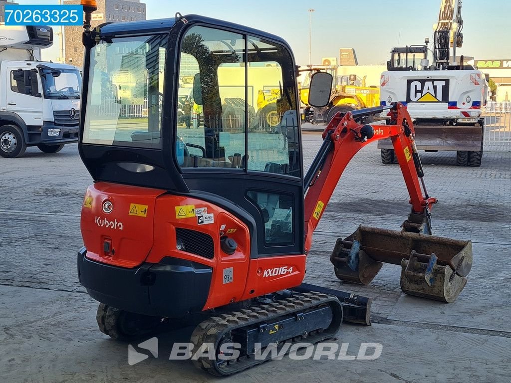 Minibagger типа Kubota KX016-4 3X BUCKETS, Gebrauchtmaschine в Veghel (Фотография 5)