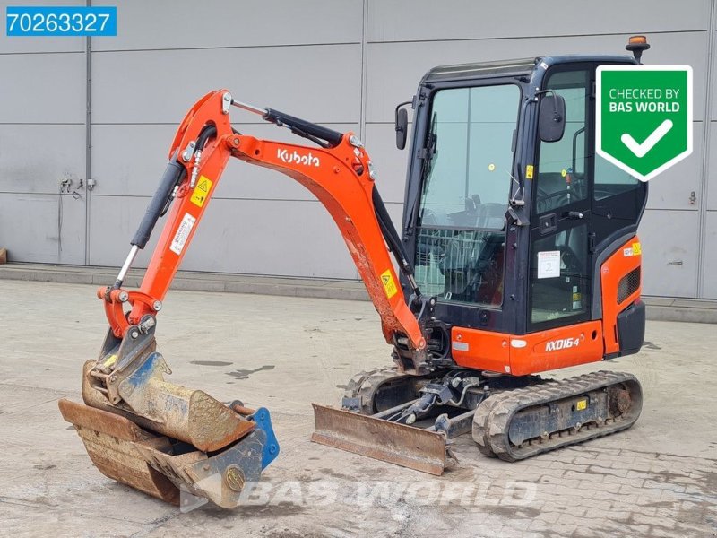 Minibagger Türe ait Kubota KX016-4 3X BUCKETS, Gebrauchtmaschine içinde Veghel (resim 1)