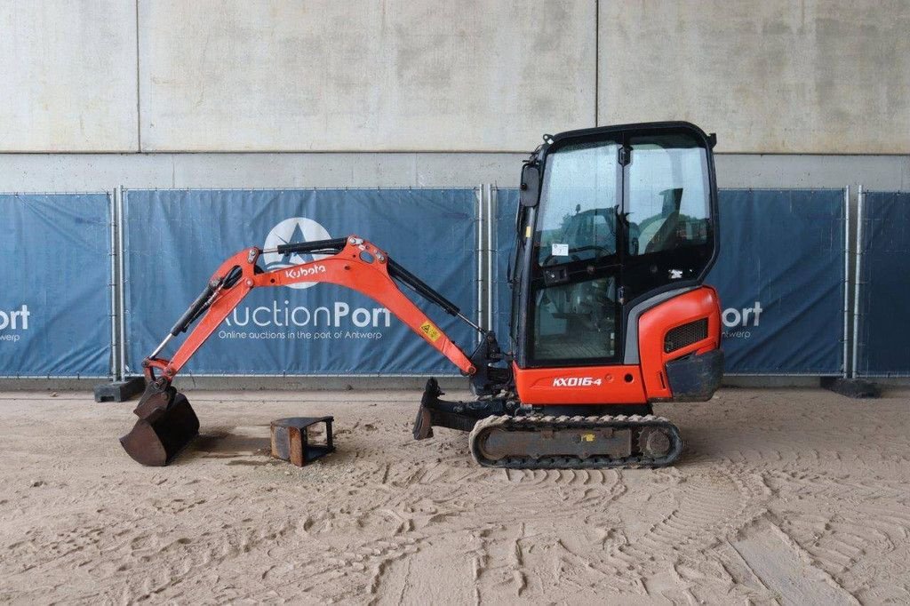 Minibagger van het type Kubota KX016-4, Gebrauchtmaschine in Antwerpen (Foto 2)