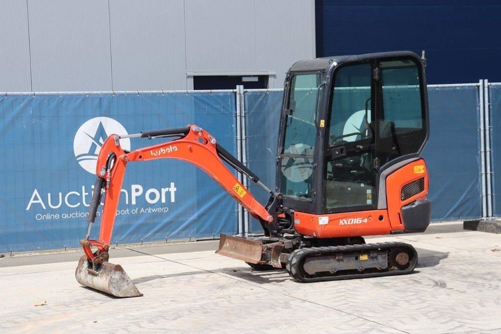 Minibagger typu Kubota KX016-4, Gebrauchtmaschine w Antwerpen (Zdjęcie 10)