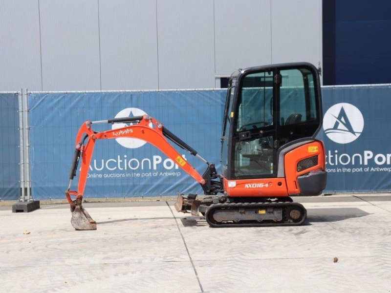 Minibagger des Typs Kubota KX016-4, Gebrauchtmaschine in Antwerpen (Bild 1)