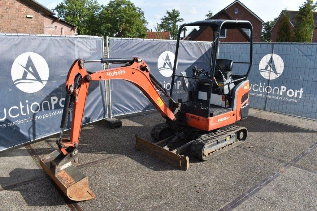 Minibagger du type Kubota KX016-4, Gebrauchtmaschine en Antwerpen (Photo 9)