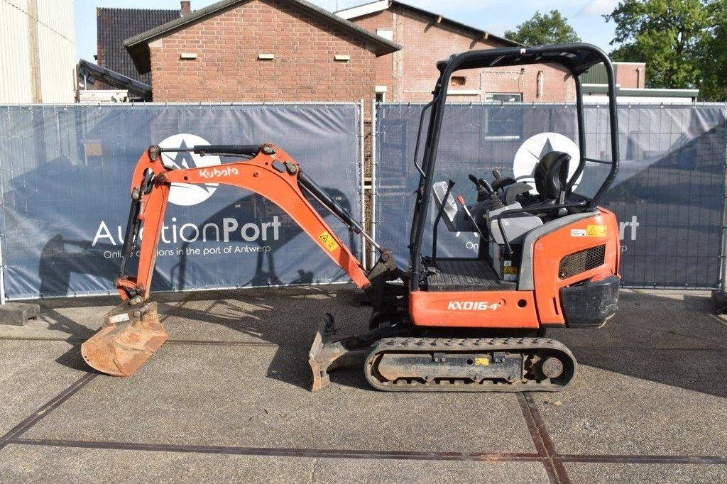 Minibagger du type Kubota KX016-4, Gebrauchtmaschine en Antwerpen (Photo 2)