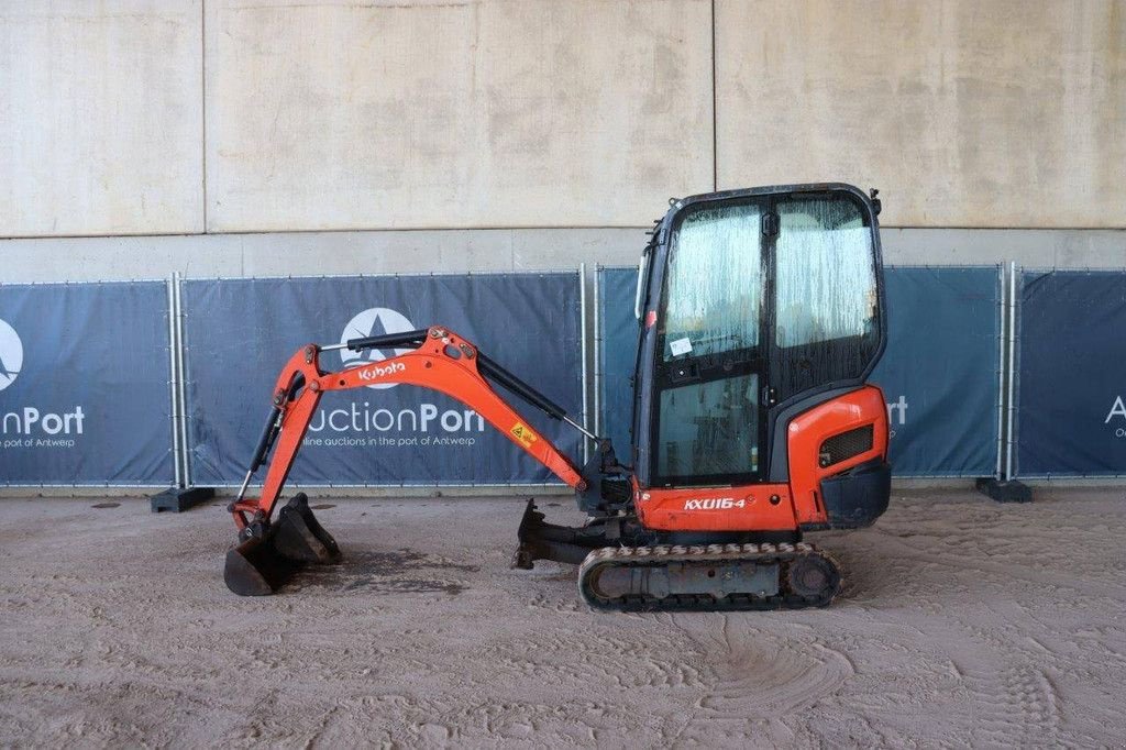 Minibagger van het type Kubota KX016-4, Gebrauchtmaschine in Antwerpen (Foto 2)