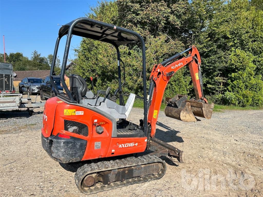 Minibagger a típus Kubota KX016, Gebrauchtmaschine ekkor: Düsseldorf (Kép 4)