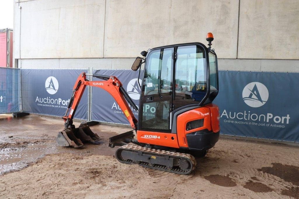 Minibagger of the type Kubota KX018-4, Gebrauchtmaschine in Antwerpen (Picture 3)