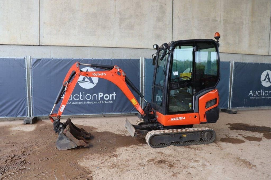 Minibagger του τύπου Kubota KX018-4, Gebrauchtmaschine σε Antwerpen (Φωτογραφία 1)