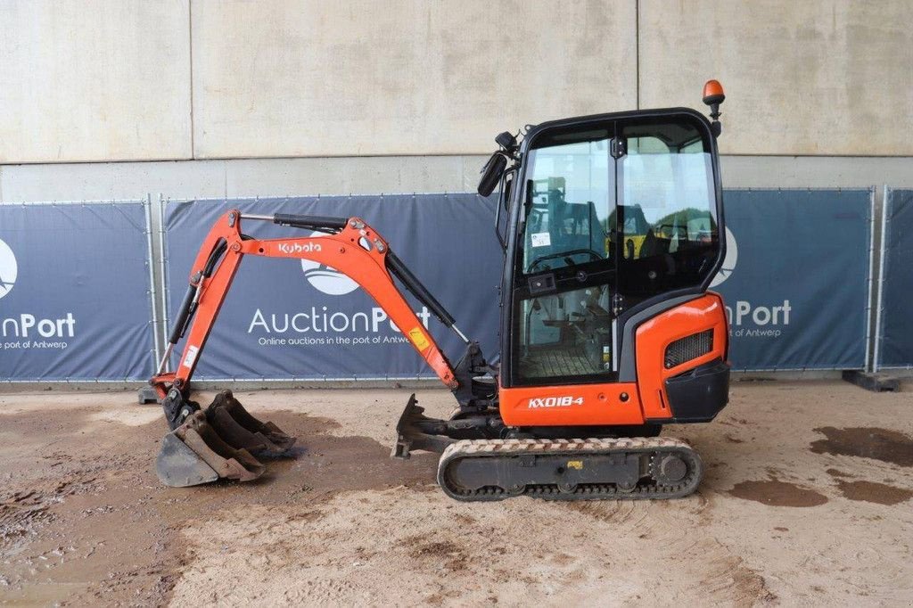 Minibagger typu Kubota KX018-4, Gebrauchtmaschine w Antwerpen (Zdjęcie 2)