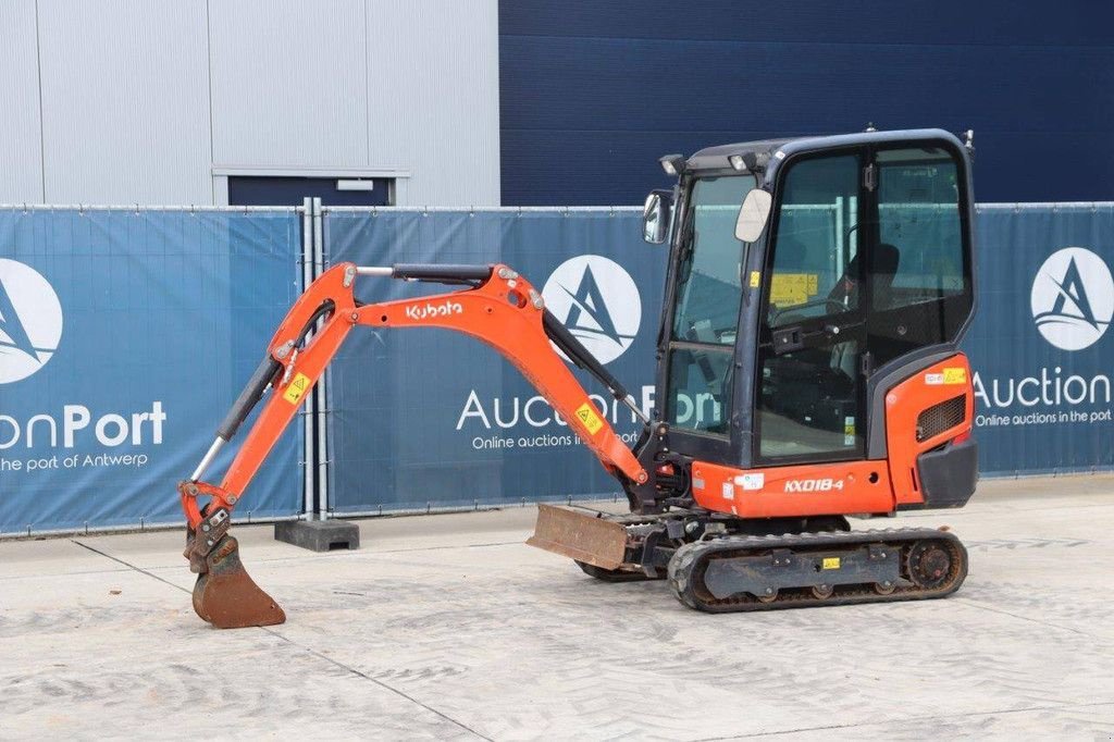 Minibagger typu Kubota KX018-4, Gebrauchtmaschine w Antwerpen (Zdjęcie 10)