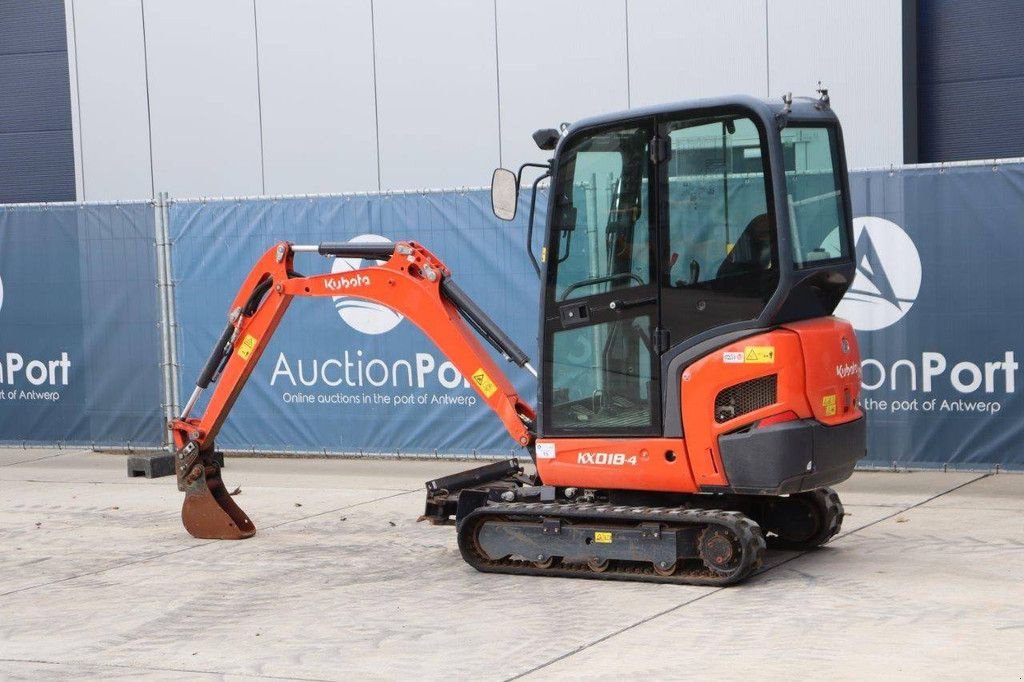 Minibagger типа Kubota KX018-4, Gebrauchtmaschine в Antwerpen (Фотография 3)