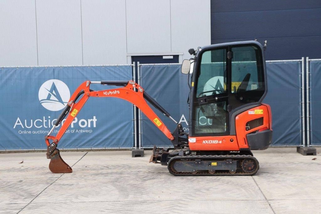 Minibagger del tipo Kubota KX018-4, Gebrauchtmaschine en Antwerpen (Imagen 2)