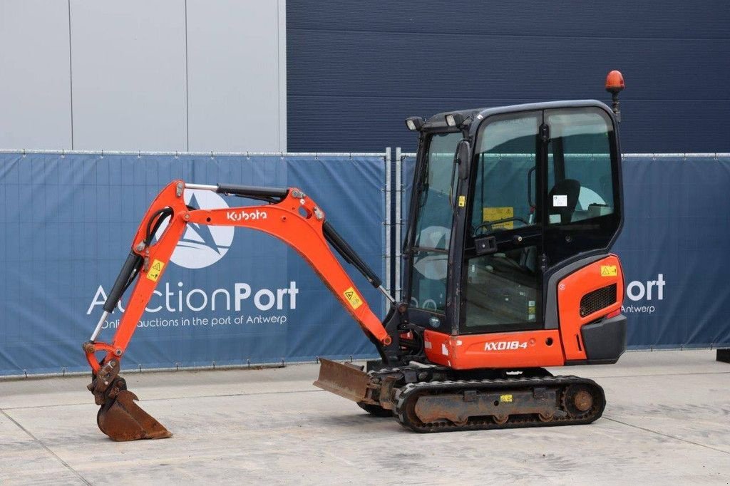 Minibagger des Typs Kubota KX018-4, Gebrauchtmaschine in Antwerpen (Bild 10)