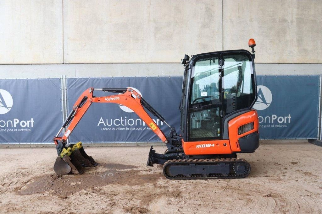 Minibagger del tipo Kubota KX018-4, Gebrauchtmaschine en Antwerpen (Imagen 2)