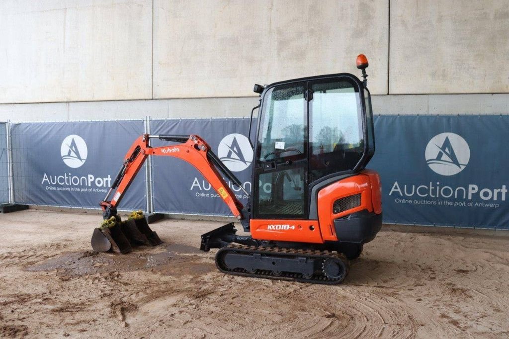 Minibagger typu Kubota KX018-4, Gebrauchtmaschine w Antwerpen (Zdjęcie 3)