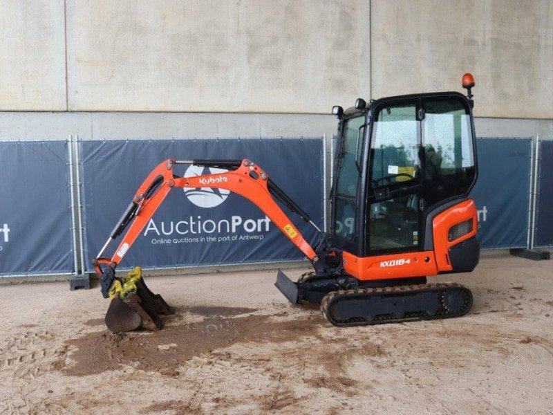 Minibagger del tipo Kubota KX018-4, Gebrauchtmaschine en Antwerpen (Imagen 1)