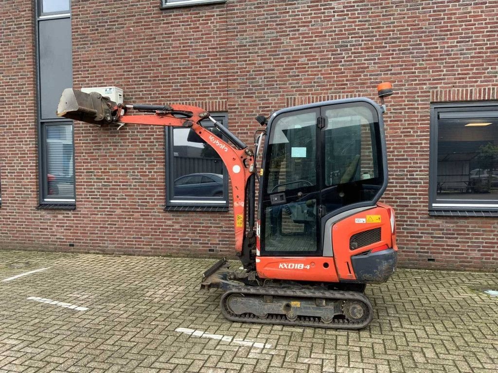 Minibagger des Typs Kubota KX018-4, Gebrauchtmaschine in Antwerpen (Bild 4)