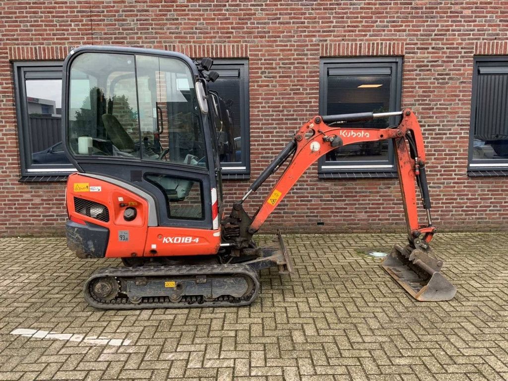 Minibagger des Typs Kubota KX018-4, Gebrauchtmaschine in Antwerpen (Bild 5)