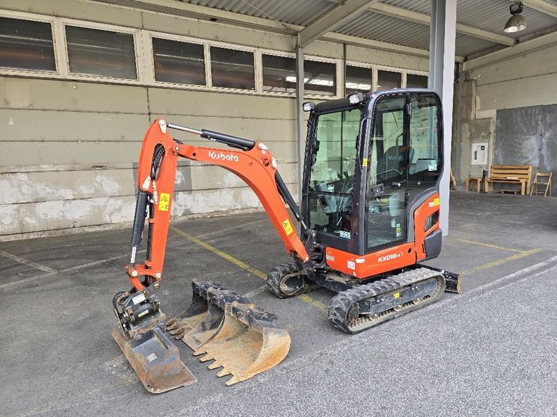 Minibagger van het type Kubota KX018-4, Gebrauchtmaschine in Gabersdorf (Foto 19)