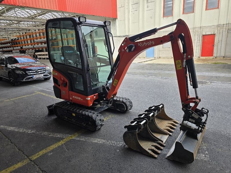 Minibagger van het type Kubota KX018-4, Gebrauchtmaschine in Gabersdorf (Foto 11)