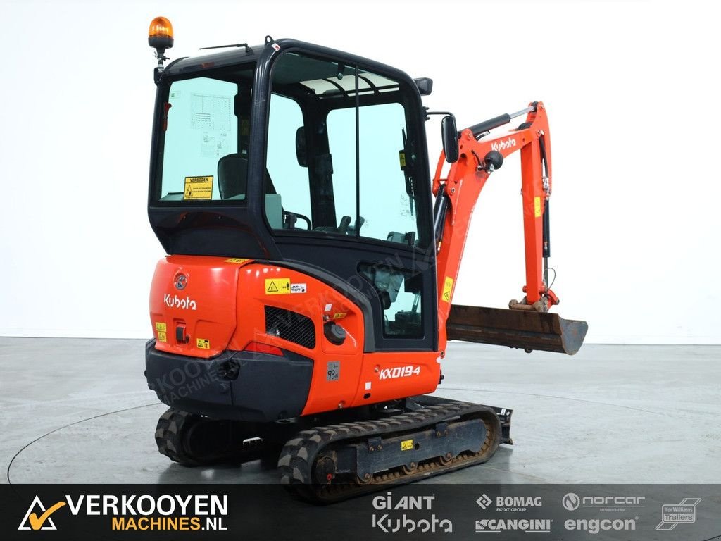 Minibagger van het type Kubota KX019-4 900uur, Gebrauchtmaschine in Vessem (Foto 4)