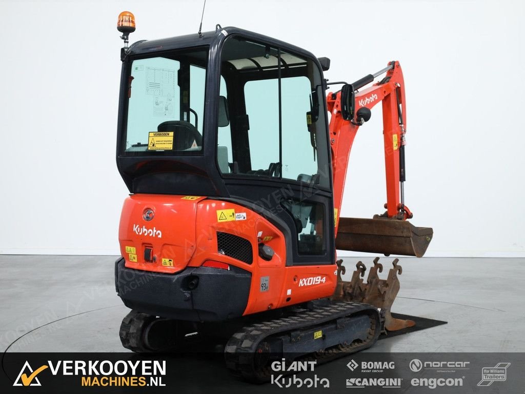 Minibagger typu Kubota KX019-4 Minigraver 1920u, Gebrauchtmaschine v Vessem (Obrázok 4)