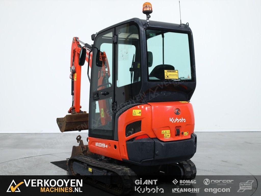 Minibagger от тип Kubota KX019-4 Minigraver 1920u, Gebrauchtmaschine в Vessem (Снимка 3)