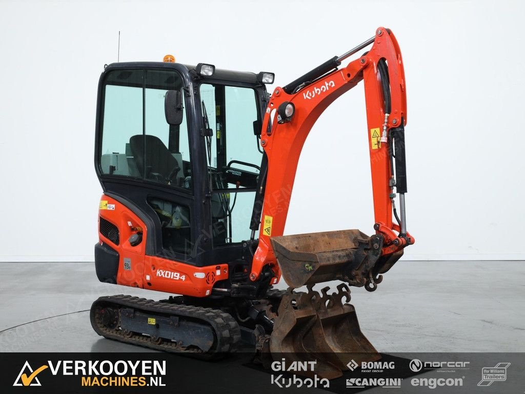 Minibagger от тип Kubota KX019-4 Minigraver 1920u, Gebrauchtmaschine в Vessem (Снимка 5)