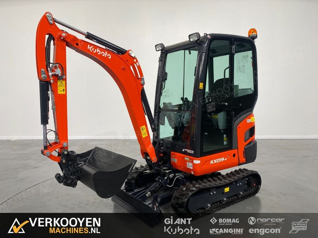 Minibagger del tipo Kubota KX019-4 Minigraver VOORRAAD!, Neumaschine en Vessem (Imagen 1)