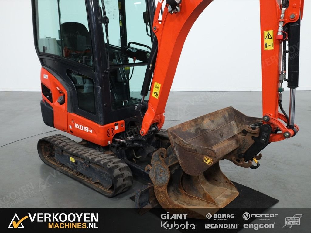 Minibagger des Typs Kubota KX019-4 Minigraver, Gebrauchtmaschine in Vessem (Bild 8)