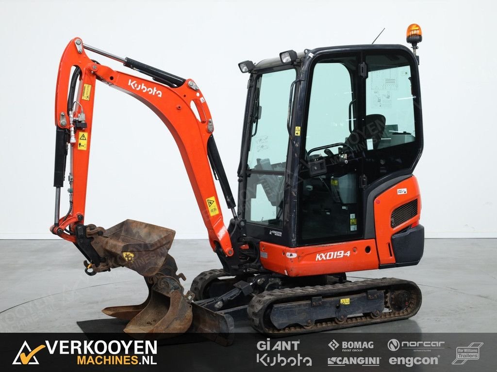 Minibagger типа Kubota KX019-4 Minigraver, Gebrauchtmaschine в Vessem (Фотография 1)