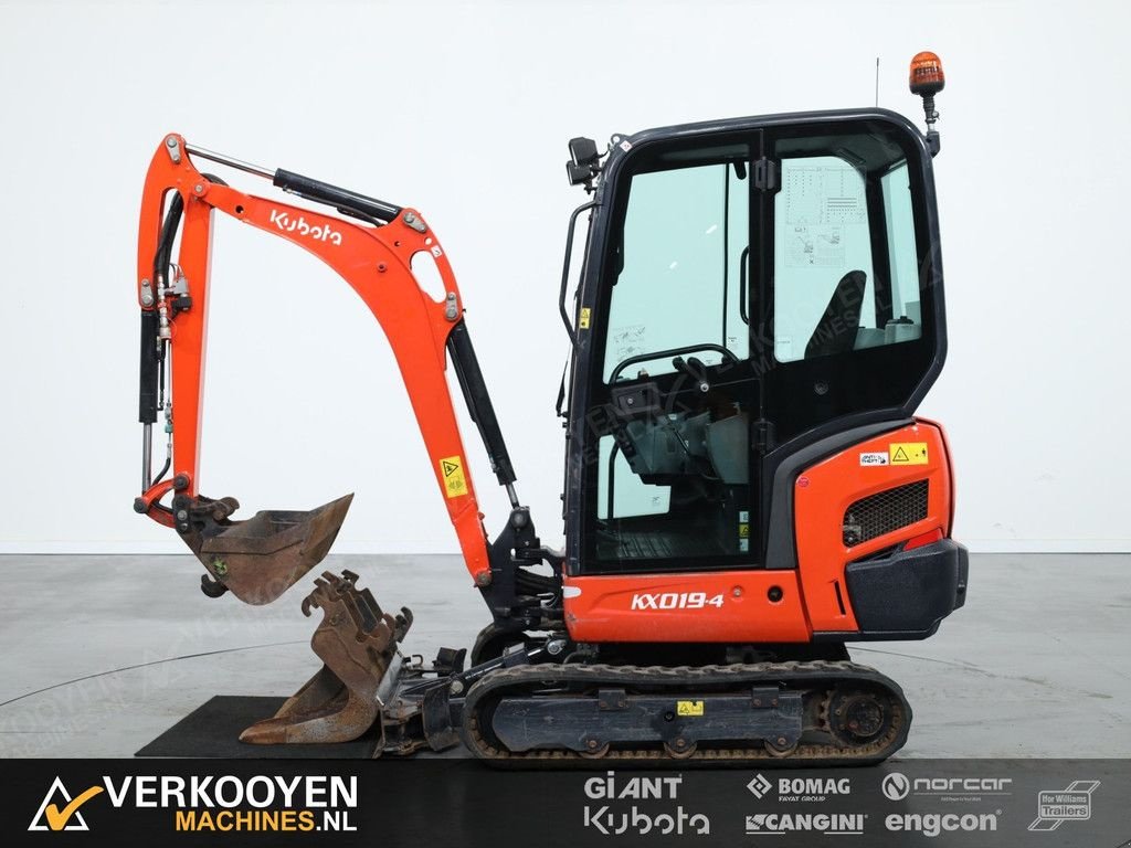 Minibagger типа Kubota KX019-4 Minigraver, Gebrauchtmaschine в Vessem (Фотография 2)