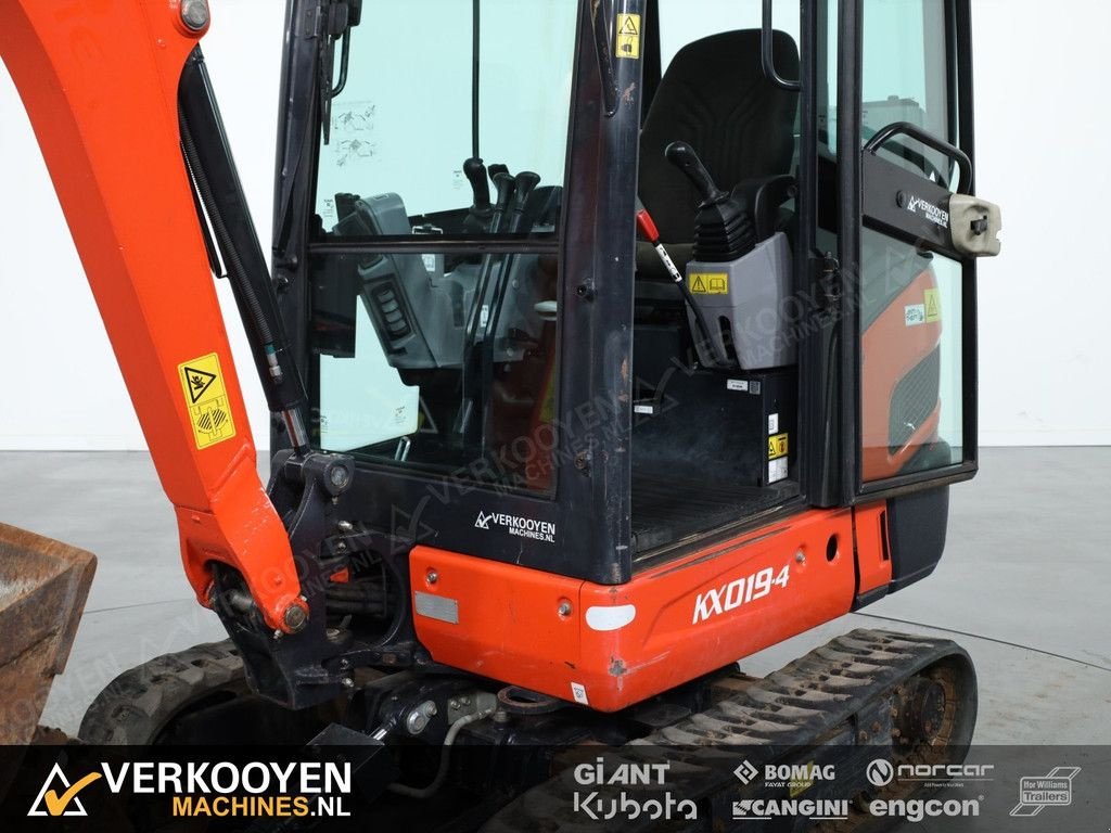 Minibagger типа Kubota KX019-4 Minigraver, Gebrauchtmaschine в Vessem (Фотография 9)