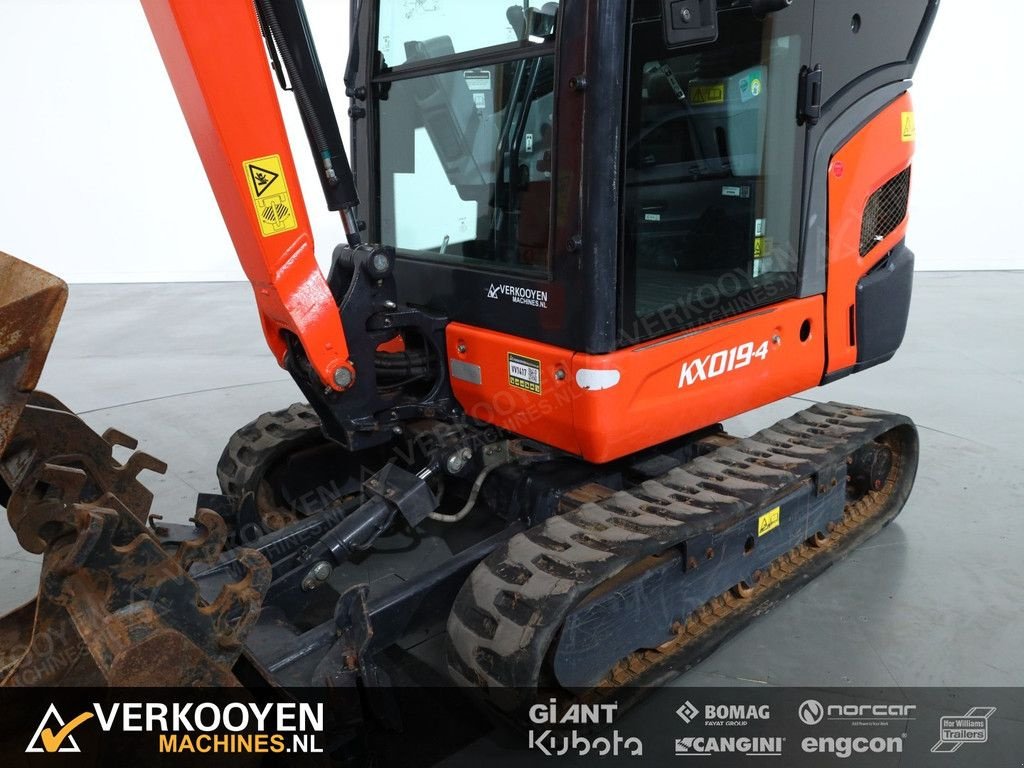 Minibagger des Typs Kubota KX019-4 Minigraver, Gebrauchtmaschine in Vessem (Bild 10)