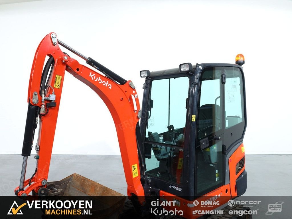 Minibagger типа Kubota KX019-4 Minigraver, Gebrauchtmaschine в Vessem (Фотография 9)