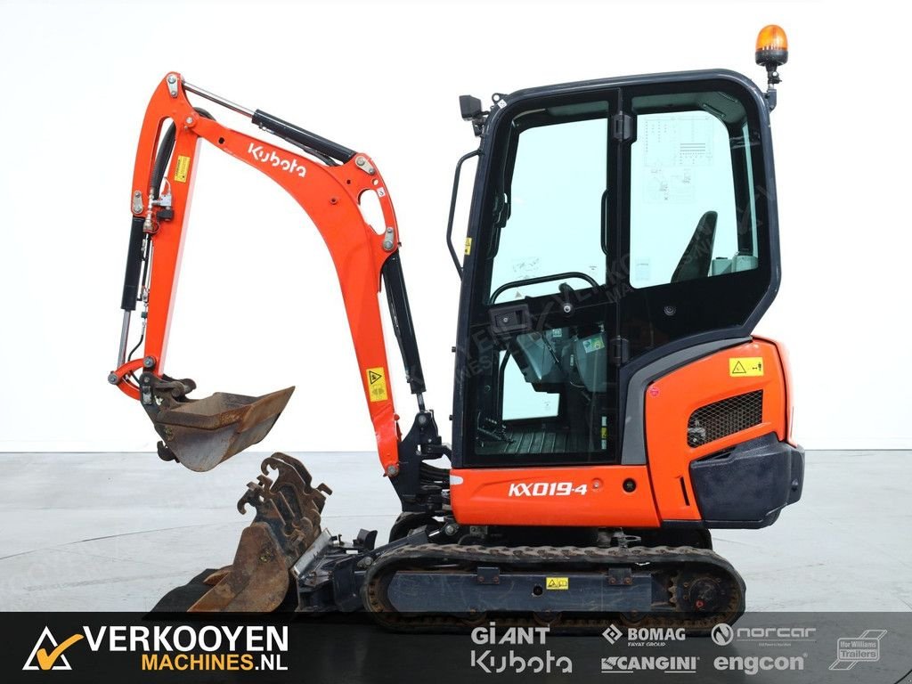 Minibagger типа Kubota KX019-4 Minigraver, Gebrauchtmaschine в Vessem (Фотография 2)