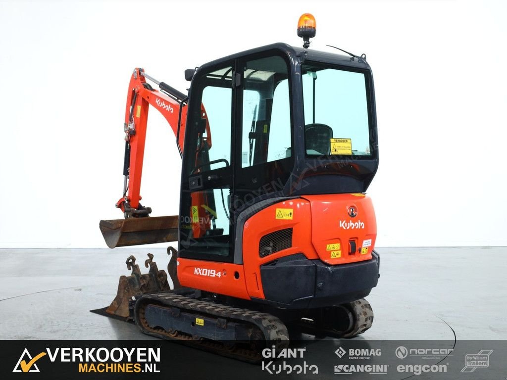 Minibagger типа Kubota KX019-4 Minigraver, Gebrauchtmaschine в Vessem (Фотография 3)