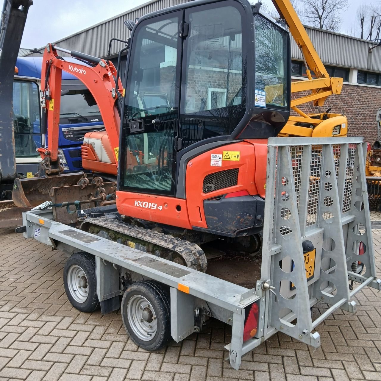 Minibagger a típus Kubota Kx019-4., Gebrauchtmaschine ekkor: Alblasserdam (Kép 5)