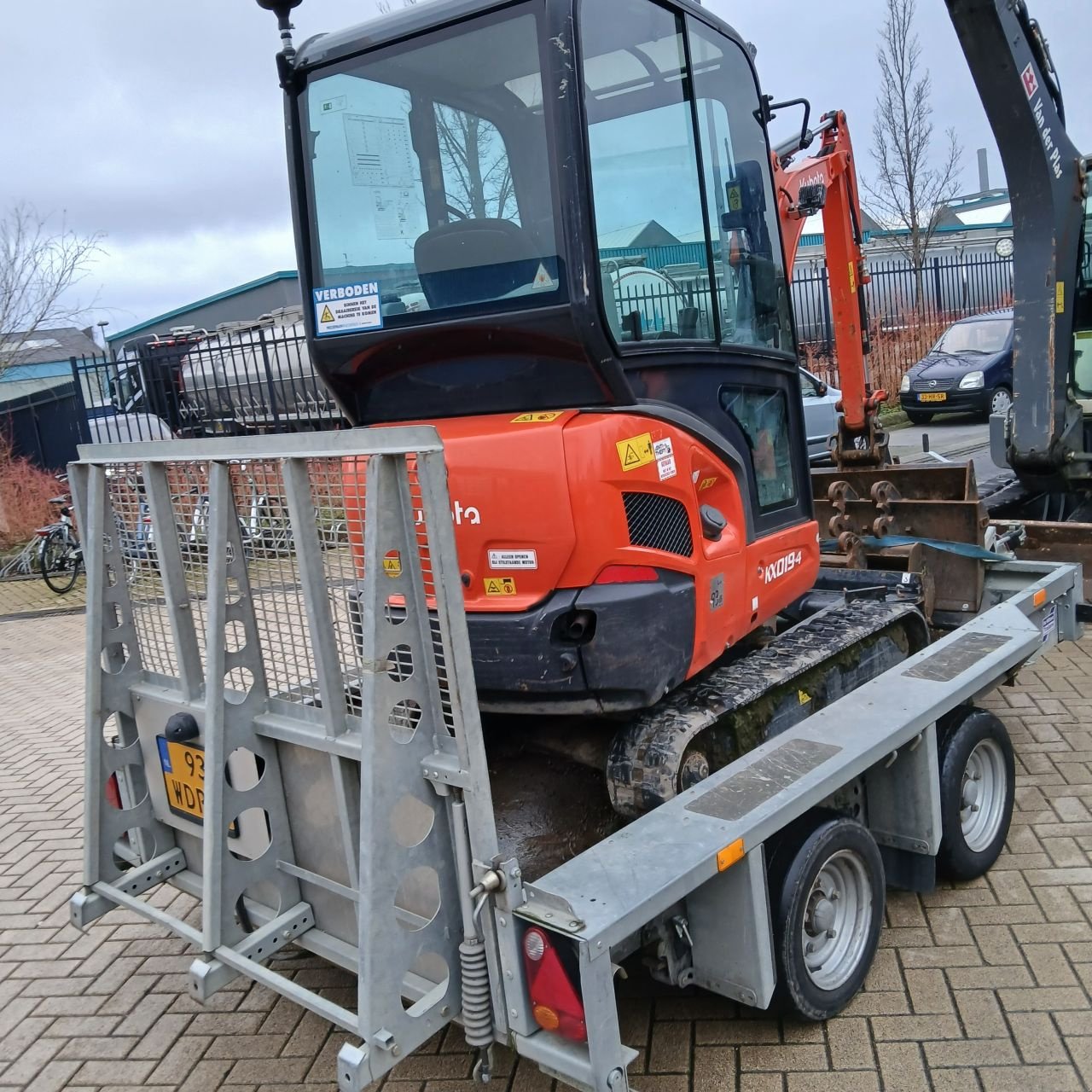 Minibagger a típus Kubota Kx019-4., Gebrauchtmaschine ekkor: Alblasserdam (Kép 2)