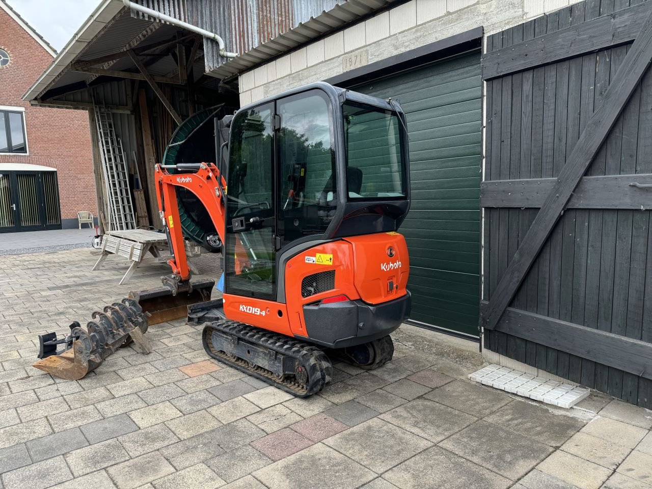 Minibagger типа Kubota KX019-4, Gebrauchtmaschine в Leerbroek (Фотография 3)