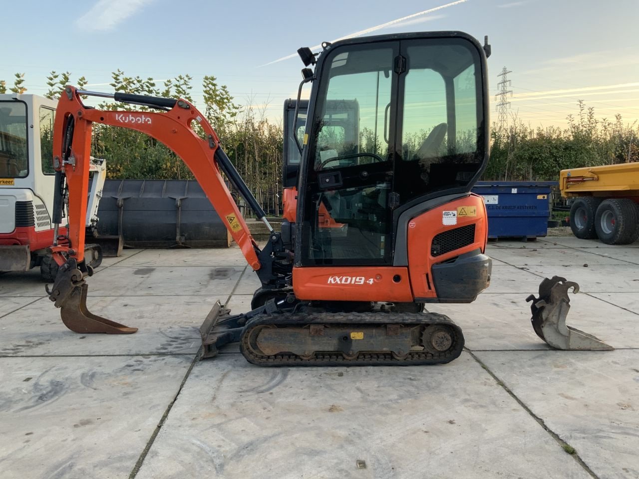 Minibagger des Typs Kubota Kx019-4, Gebrauchtmaschine in Kesteren (Bild 3)