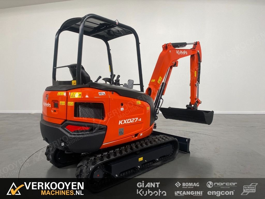 Minibagger типа Kubota KX027-4 Hi Spec Canopy, Gebrauchtmaschine в Vessem (Фотография 4)