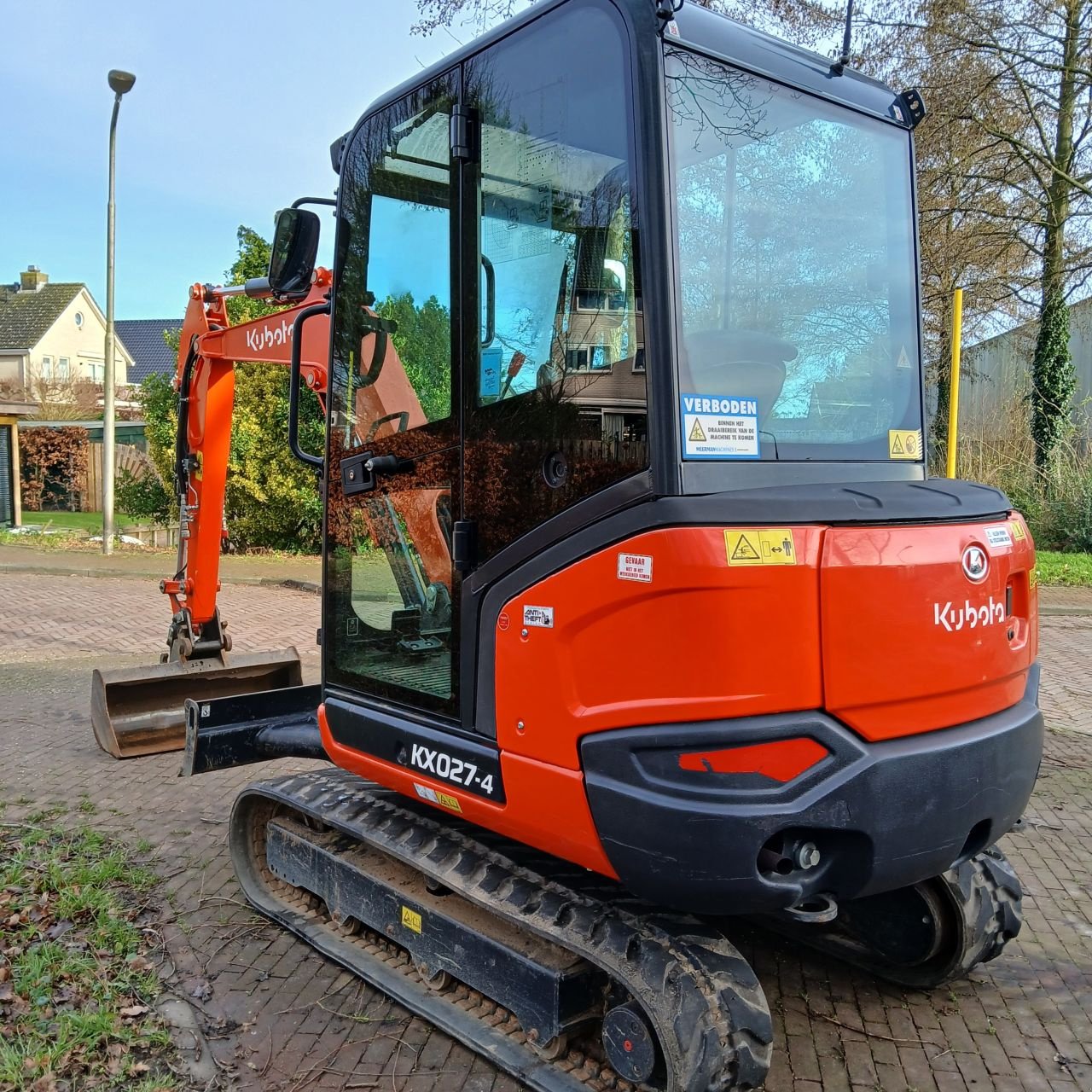 Minibagger des Typs Kubota Kx027-4., Gebrauchtmaschine in Alblasserdam (Bild 3)