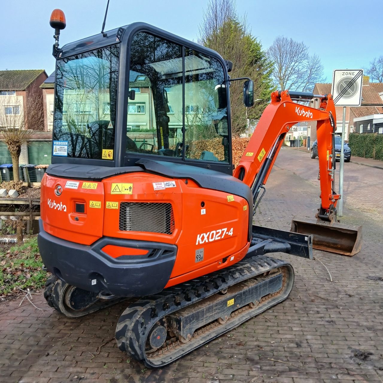 Minibagger des Typs Kubota Kx027-4., Gebrauchtmaschine in Alblasserdam (Bild 4)