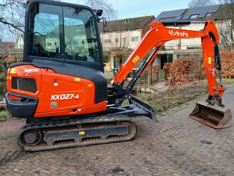 Minibagger типа Kubota Kx027-4., Gebrauchtmaschine в Alblasserdam (Фотография 1)