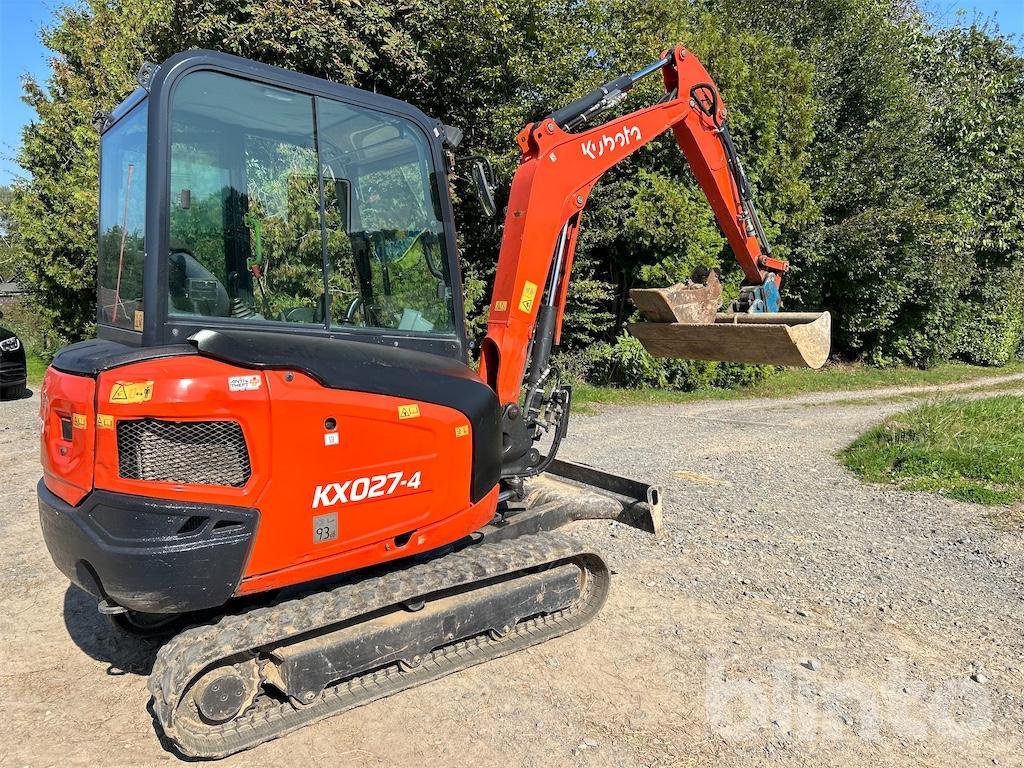 Minibagger του τύπου Kubota KX027-4, Gebrauchtmaschine σε Düsseldorf (Φωτογραφία 4)