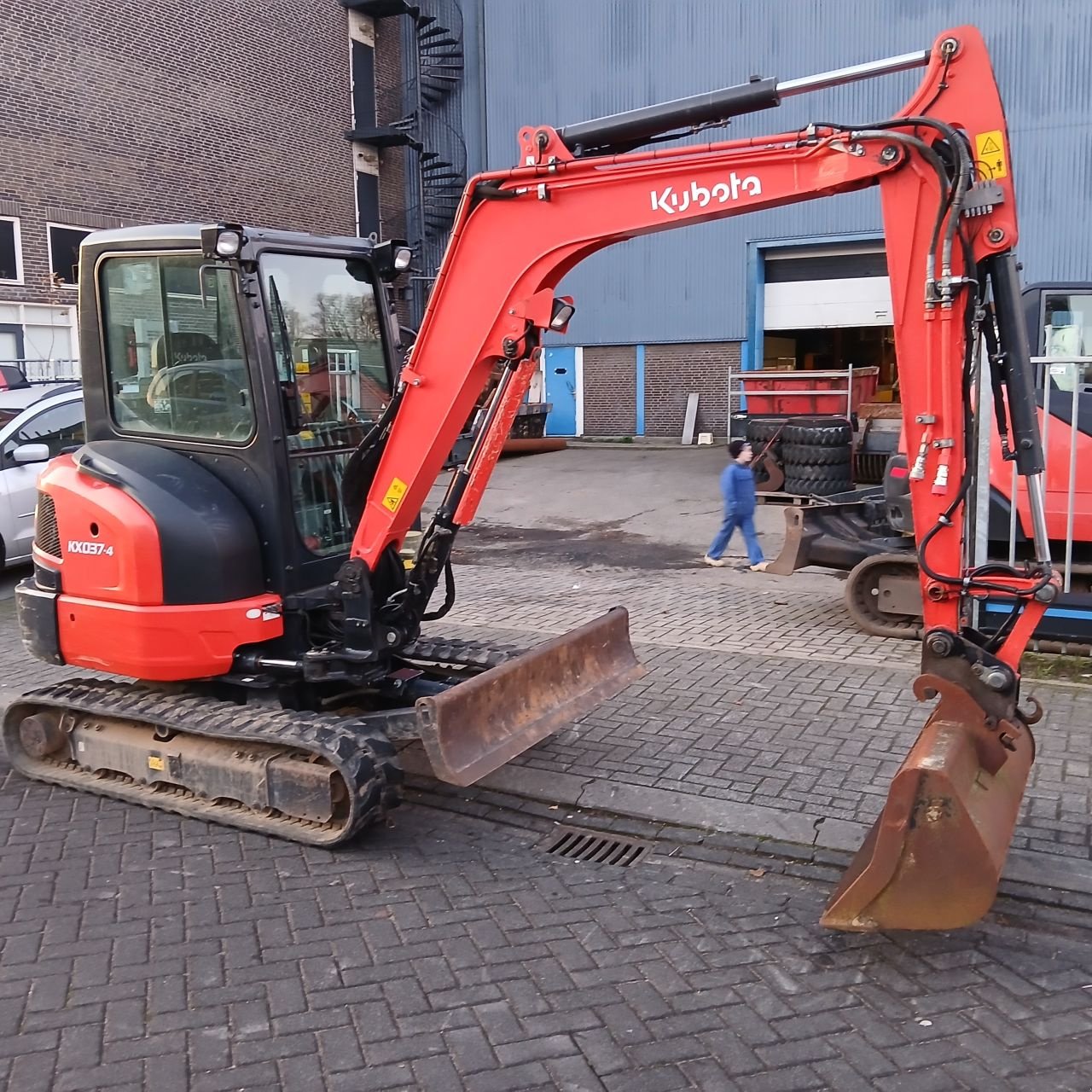 Minibagger типа Kubota Kx037-4., Gebrauchtmaschine в Alblasserdam (Фотография 1)